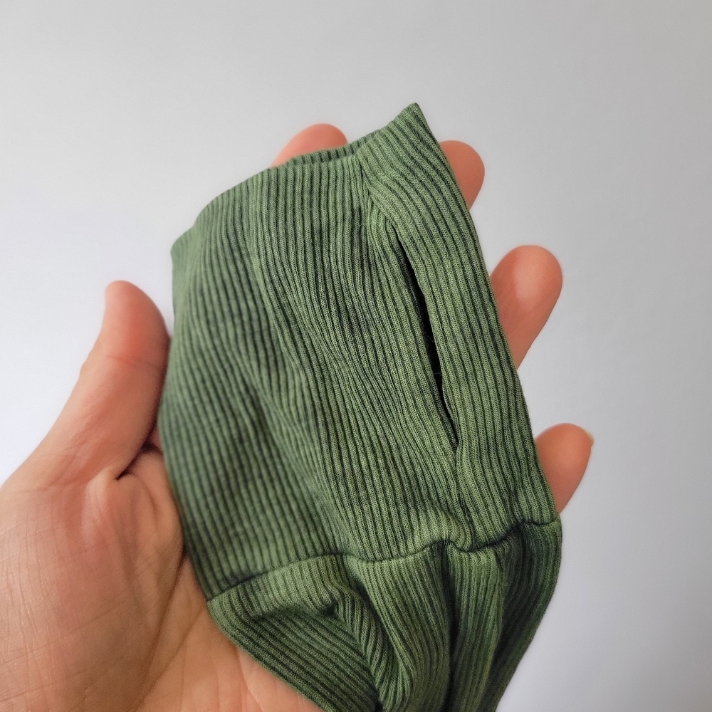 Michael Lauren Green Crisscross Top - Picture 3 of 16
